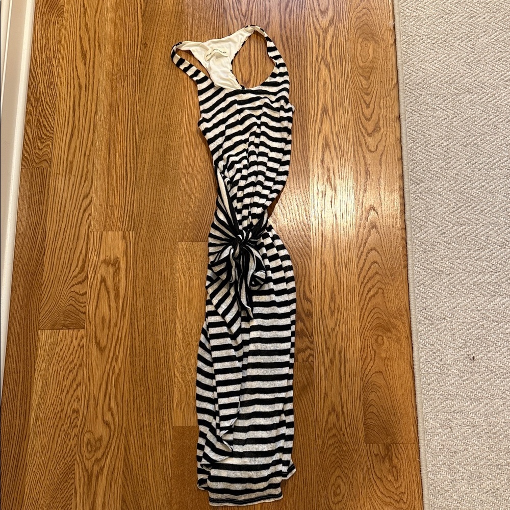 Mara Hoffman Striped Black and White Dress Small